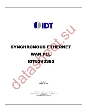 IDT82V3380DQG datasheet  